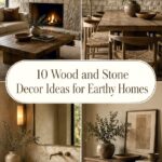 Wood and Stone Decor Ideas for Earthy Homes