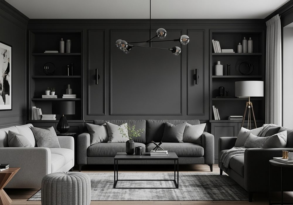 Charcoal Gray Modern Drama