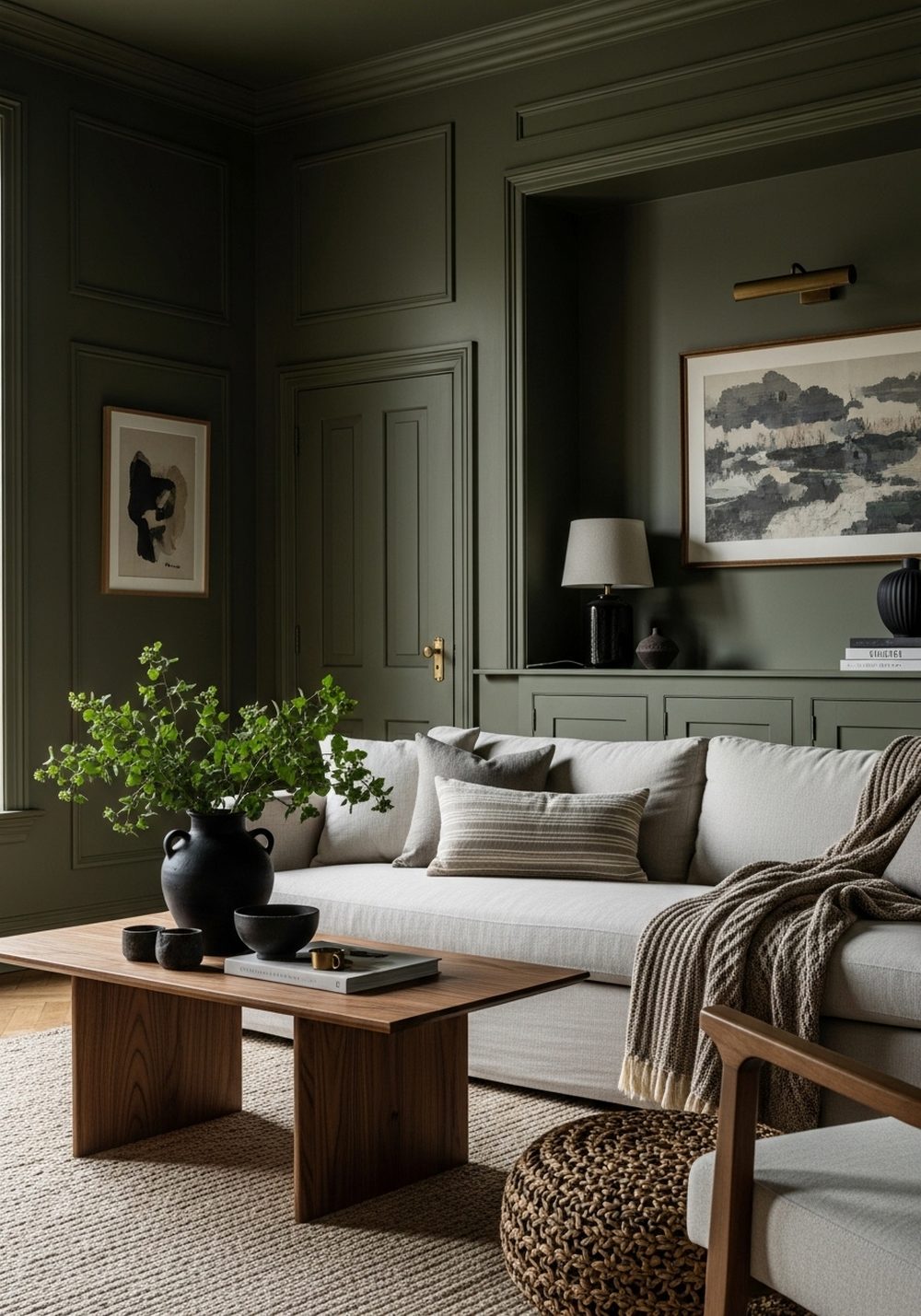 Drench the Room in Deep Olive