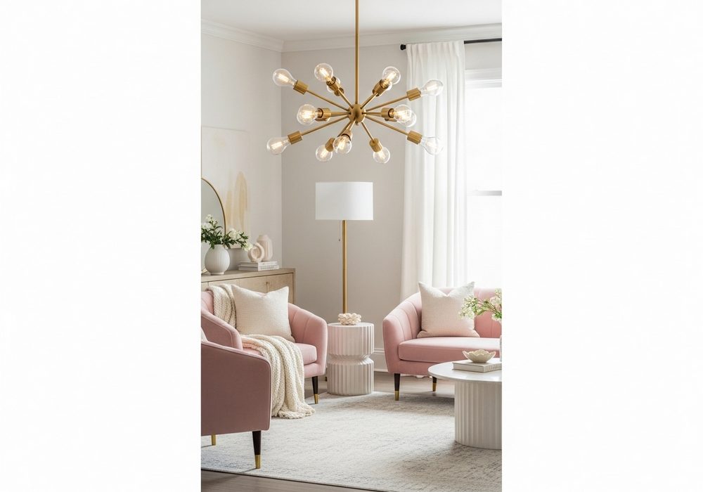 Gold Statement Lighting for Instant Glamour