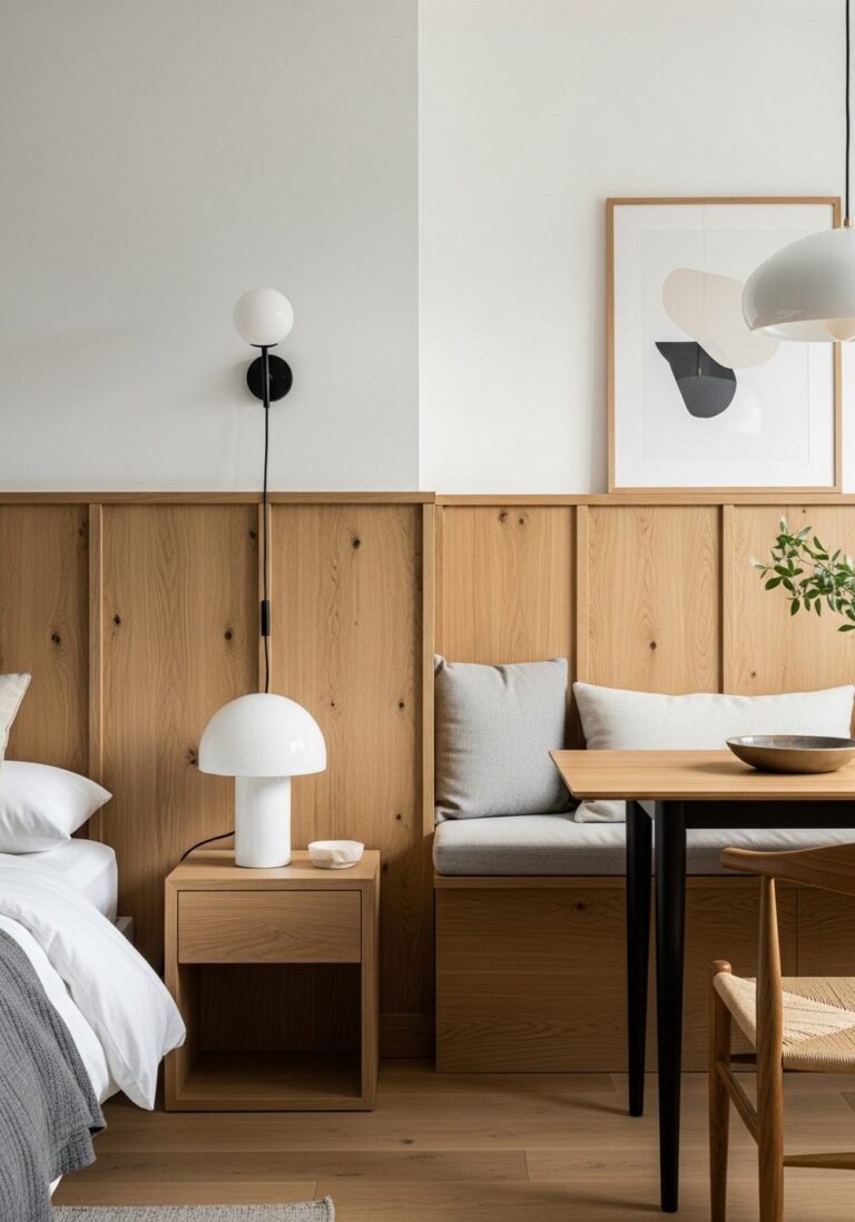 Natural Oak Wall Paneling