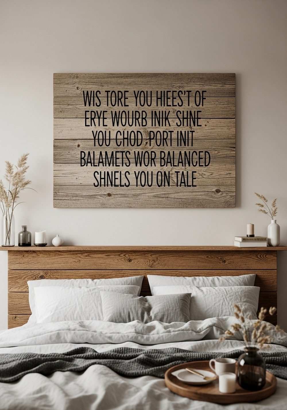 Reclaimed Wood Quote Sign