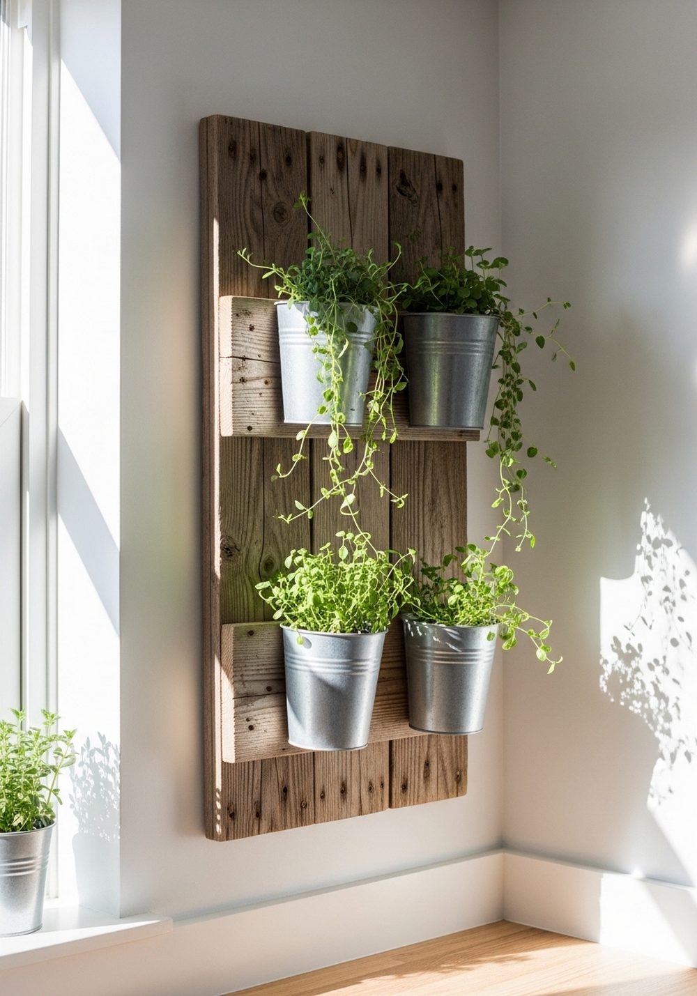 Reclaimed Wood Wall Planter