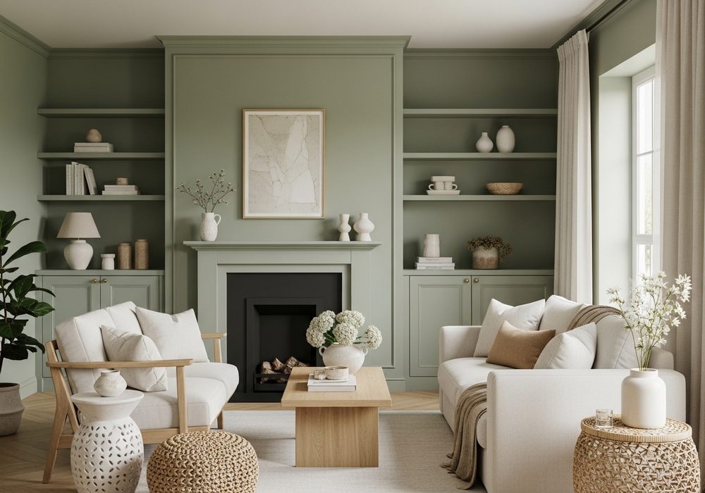 Sage Green Light and Airy Drench