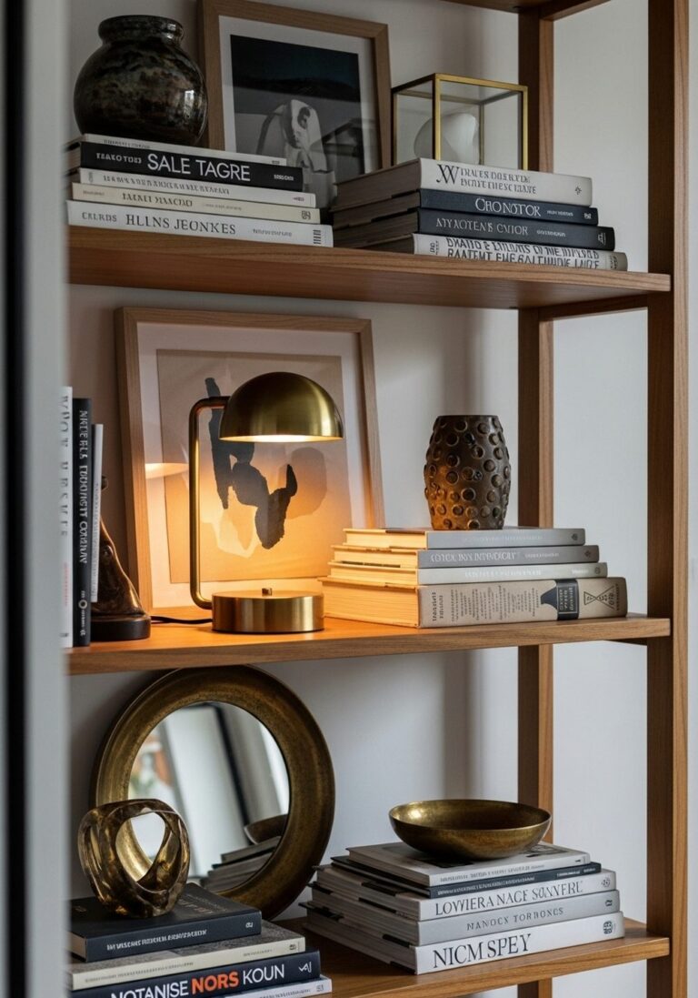 Shelf Lighting for Extra Drama