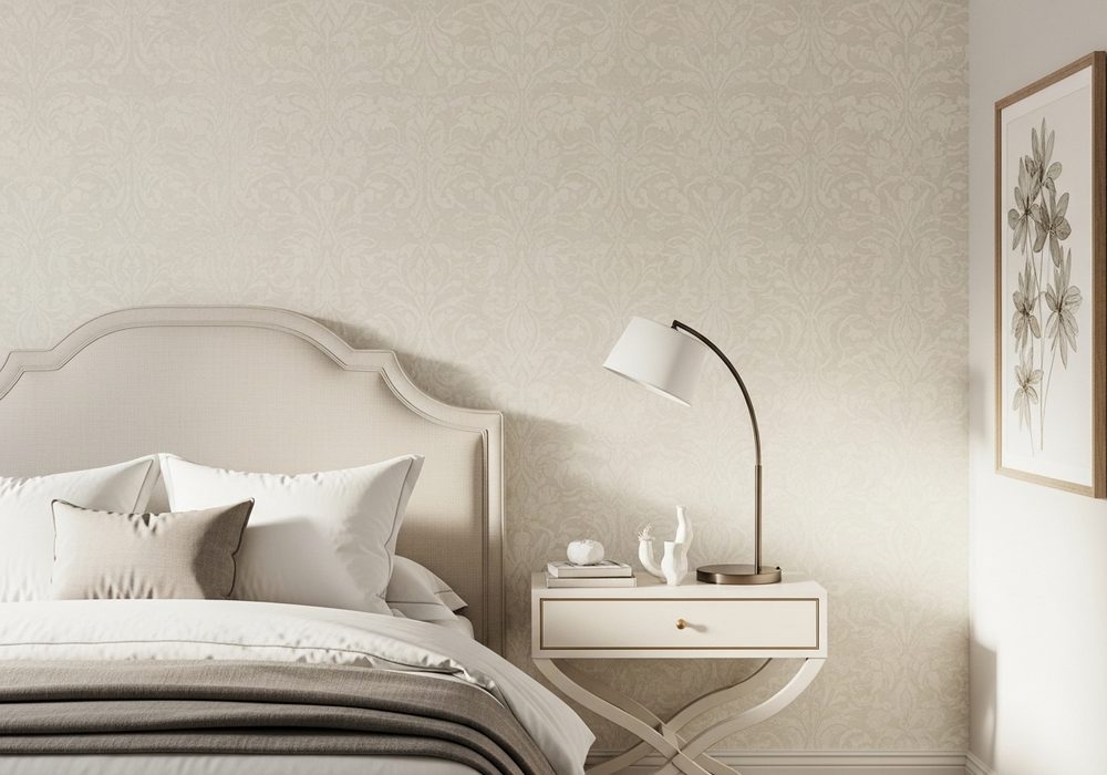 Tone-on-Tone Damask for Subtle Elegance