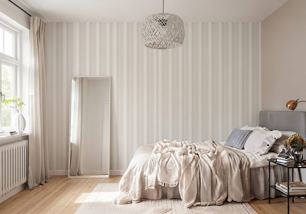 Vertical Stripe Wallpaper for Height