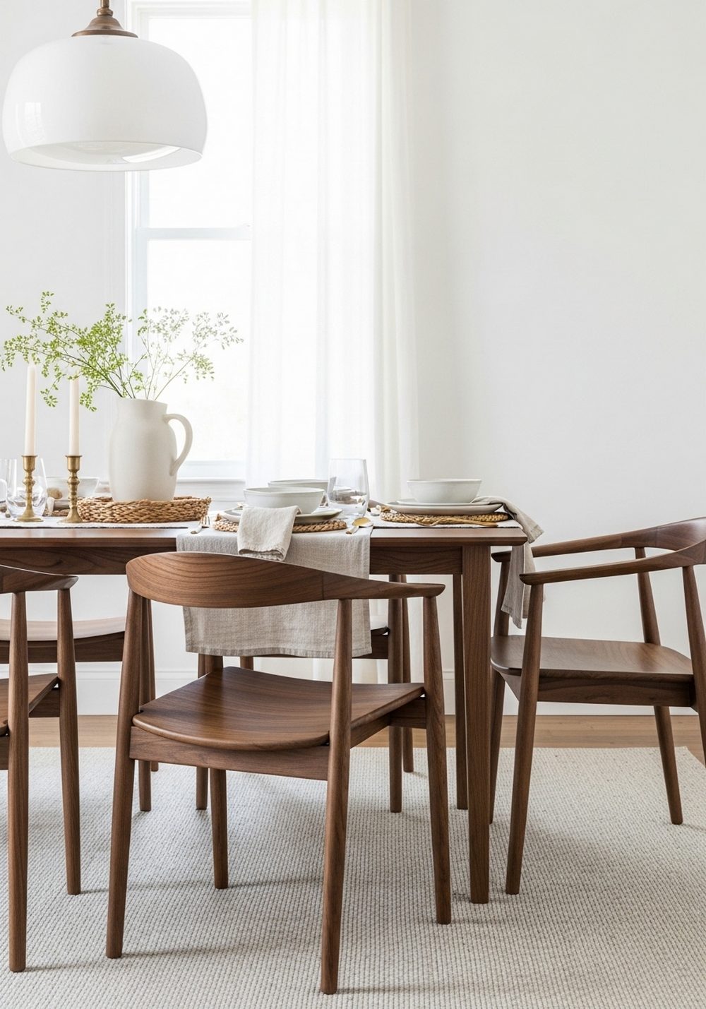 Warm Walnut Dining Chairs