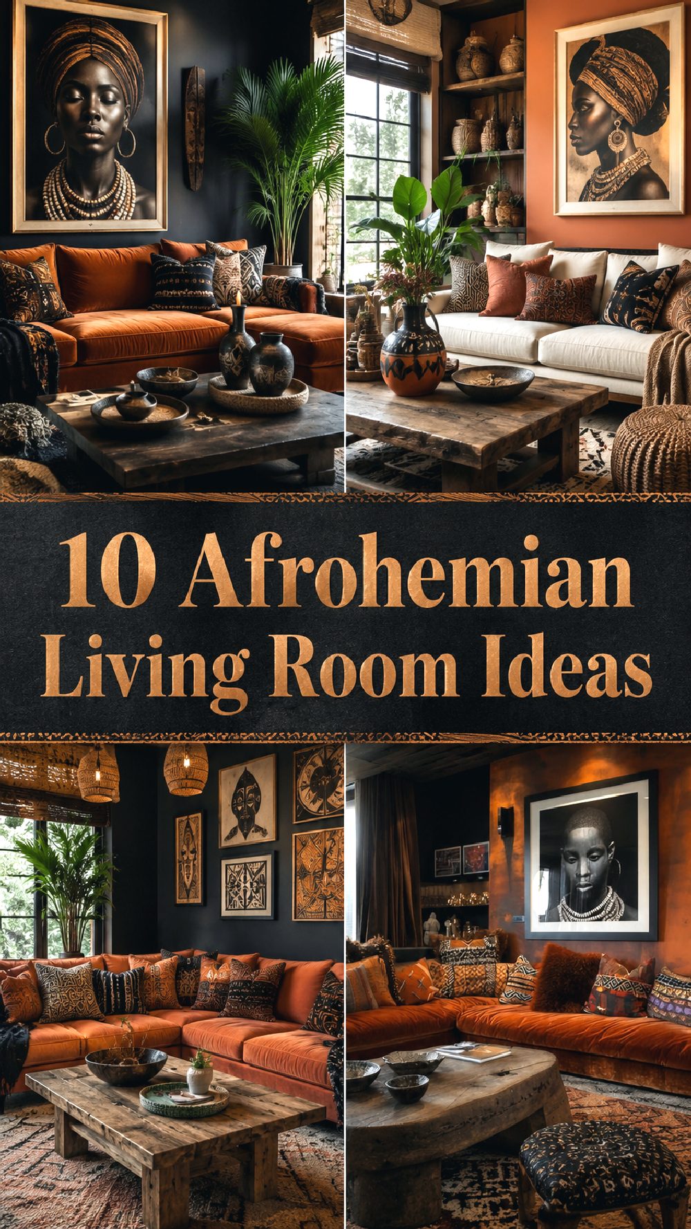 Afrohemian Living Room Ideas
