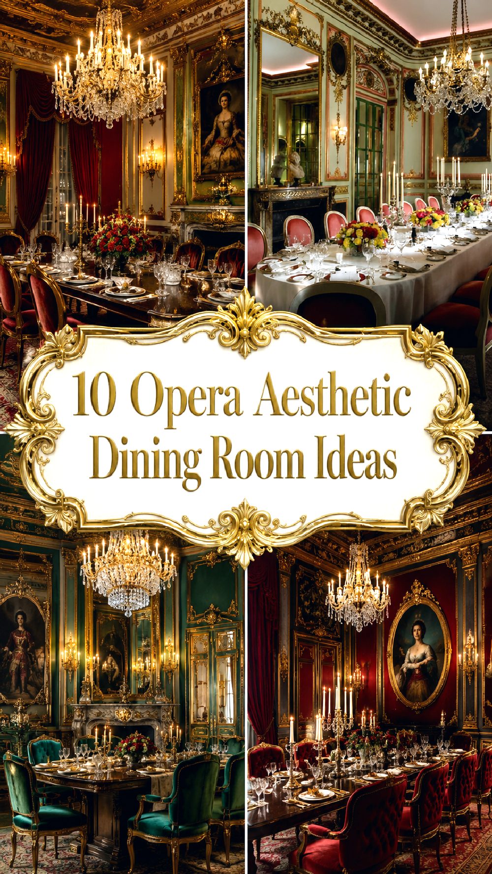Opera Aesthetic Dining Room Ideas