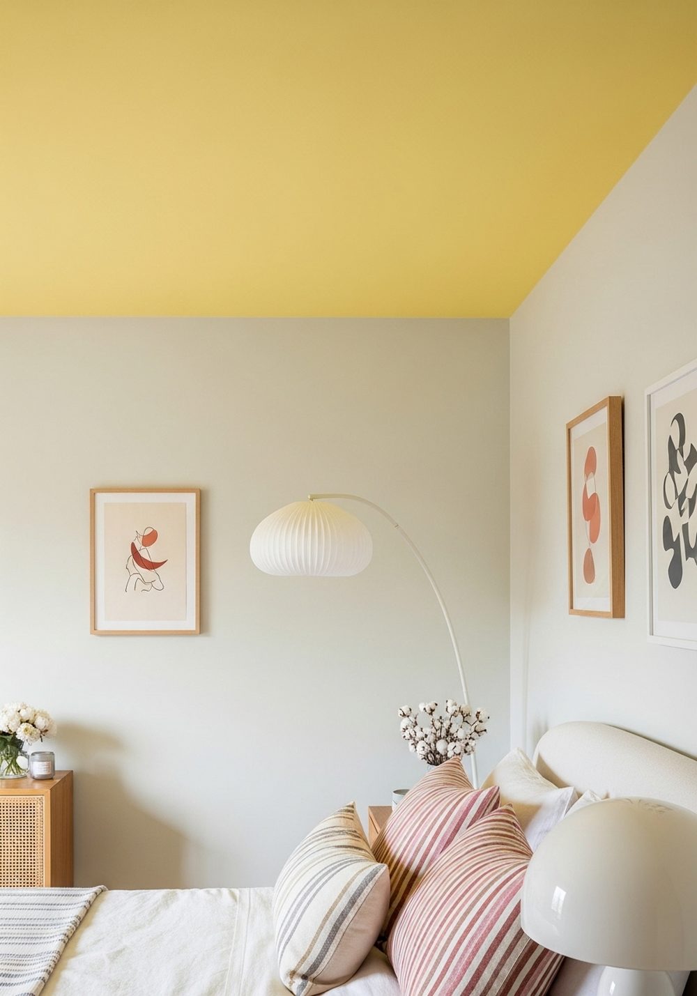 Color-Drenched Ceiling