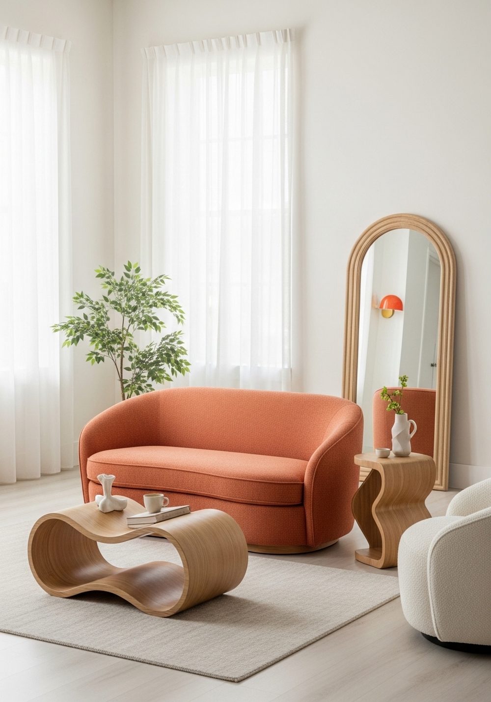 Curved Furniture Silhouettes