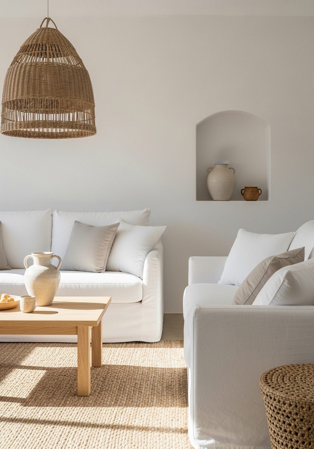 Linen Slipcovered Seating