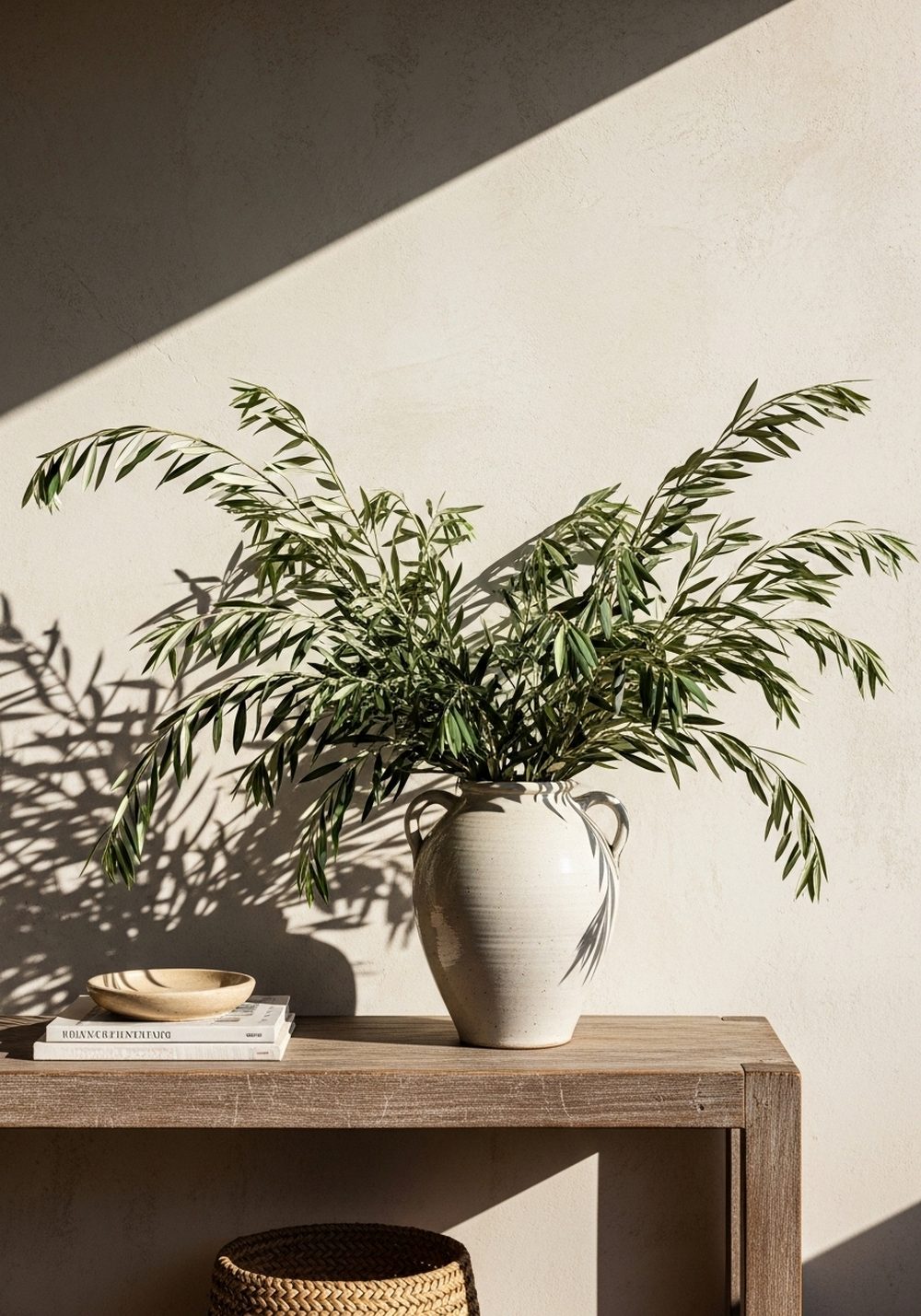 Oversized Olive Branches and Greenery