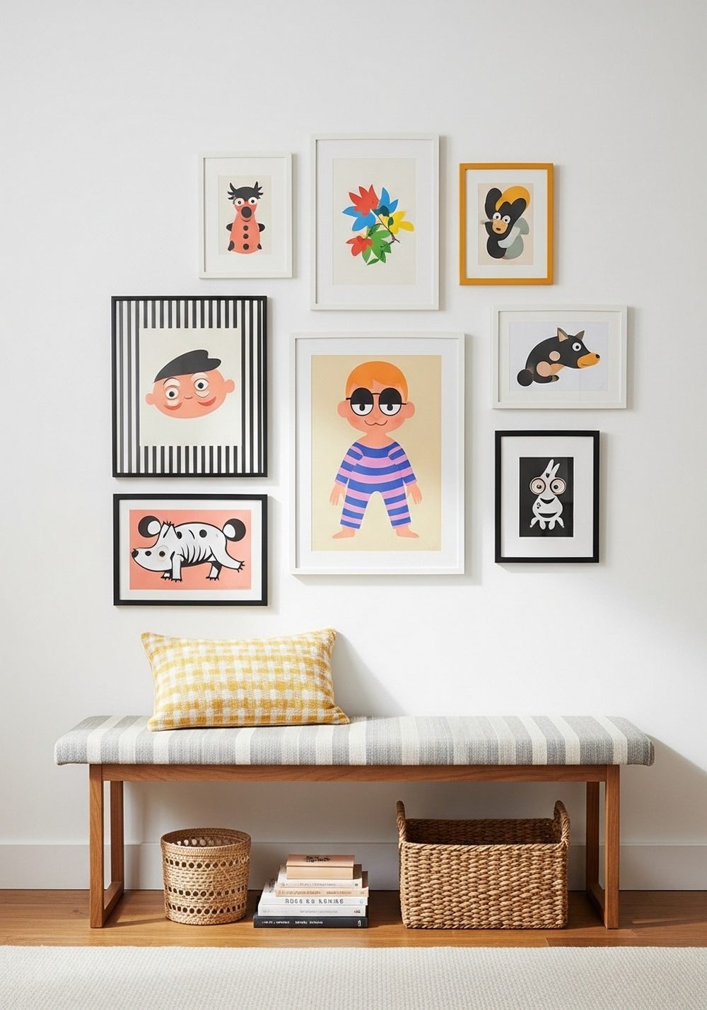 Playful Gallery Wall