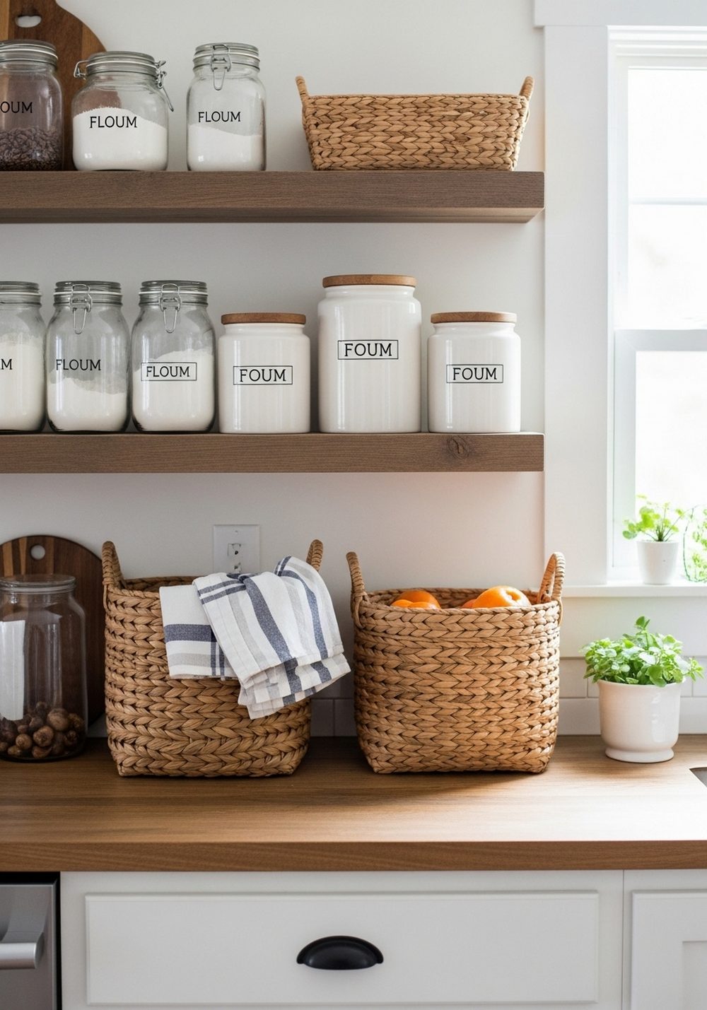 Rustic Farm Storage Containers