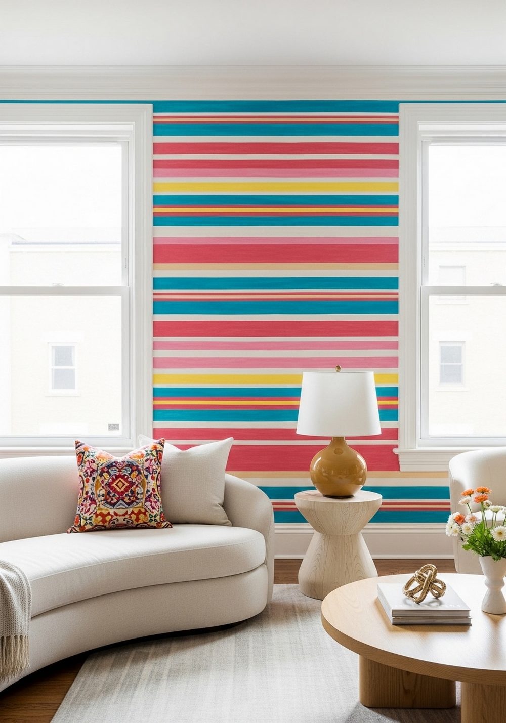 Striped Accent Wall