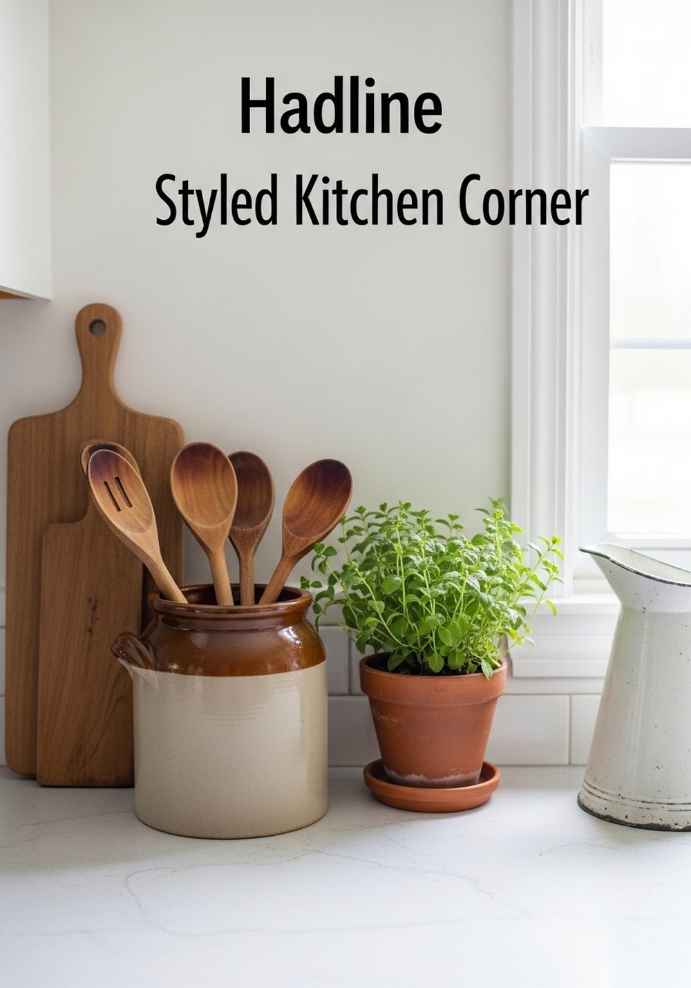 Styled Kitchen Corner