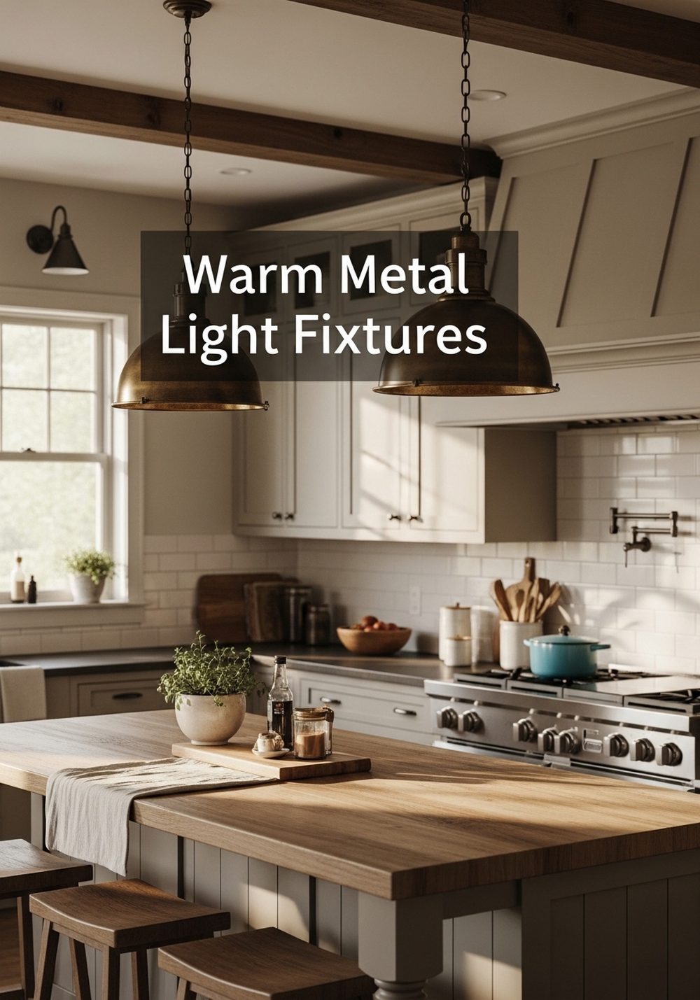 Warm Metal Light Fixtures
