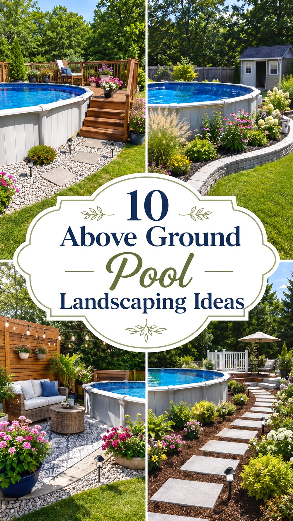 Above Ground Pool Landscaping Ideas