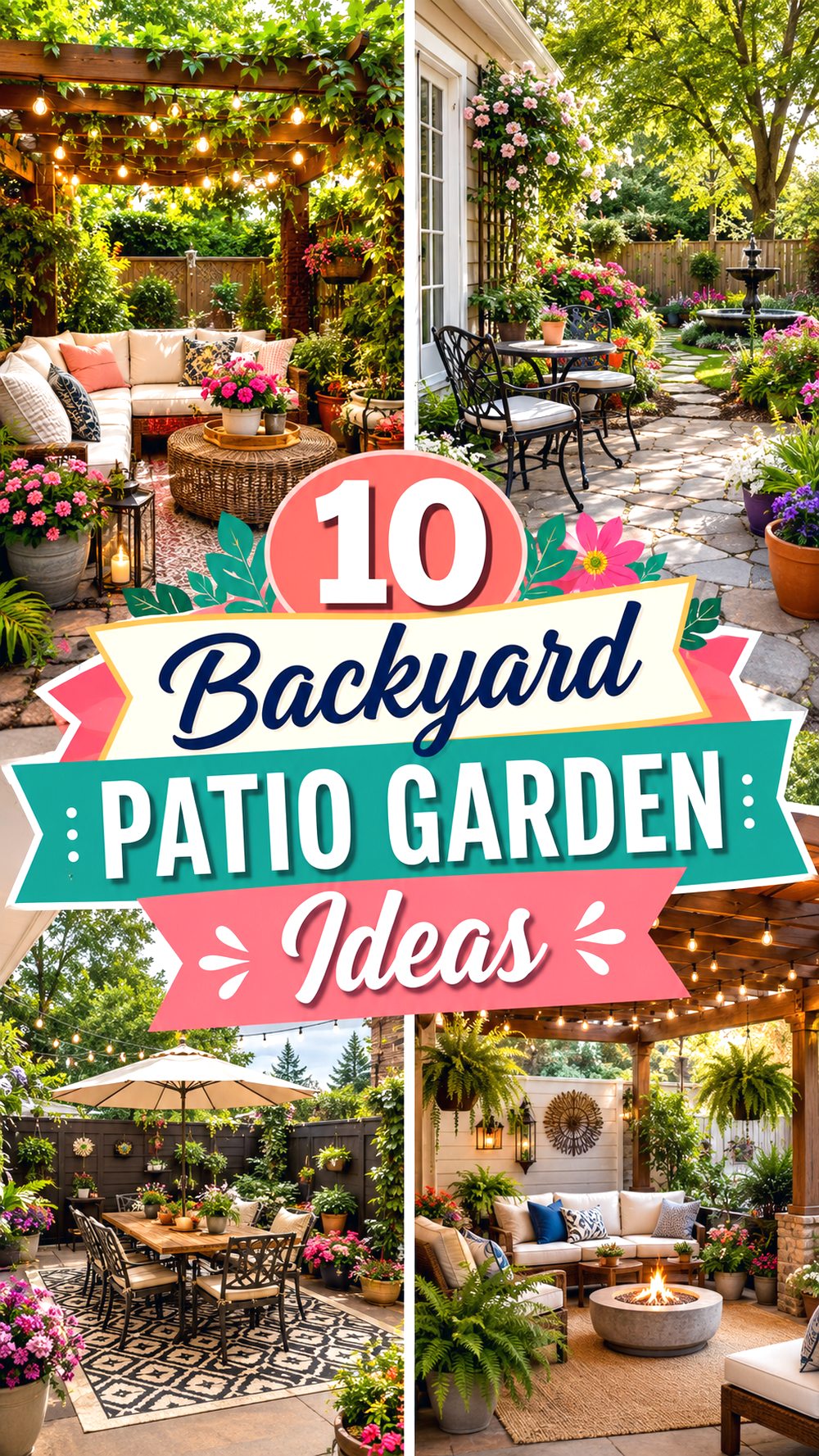 Backyard Patio Garden Ideas