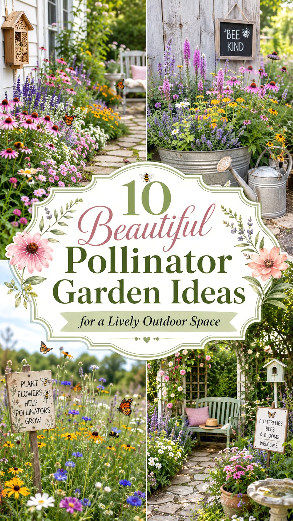 Beautiful Pollinator Garden Ideas for a Lively Outdoor Space