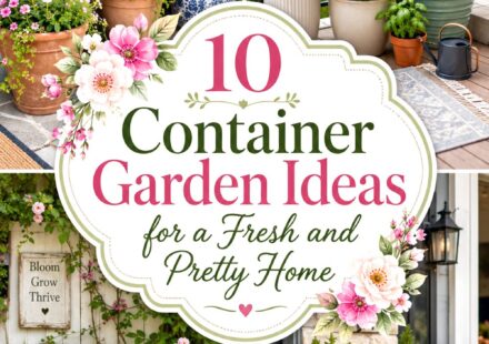 Container Garden Ideas for a Fresh and Pretty Home