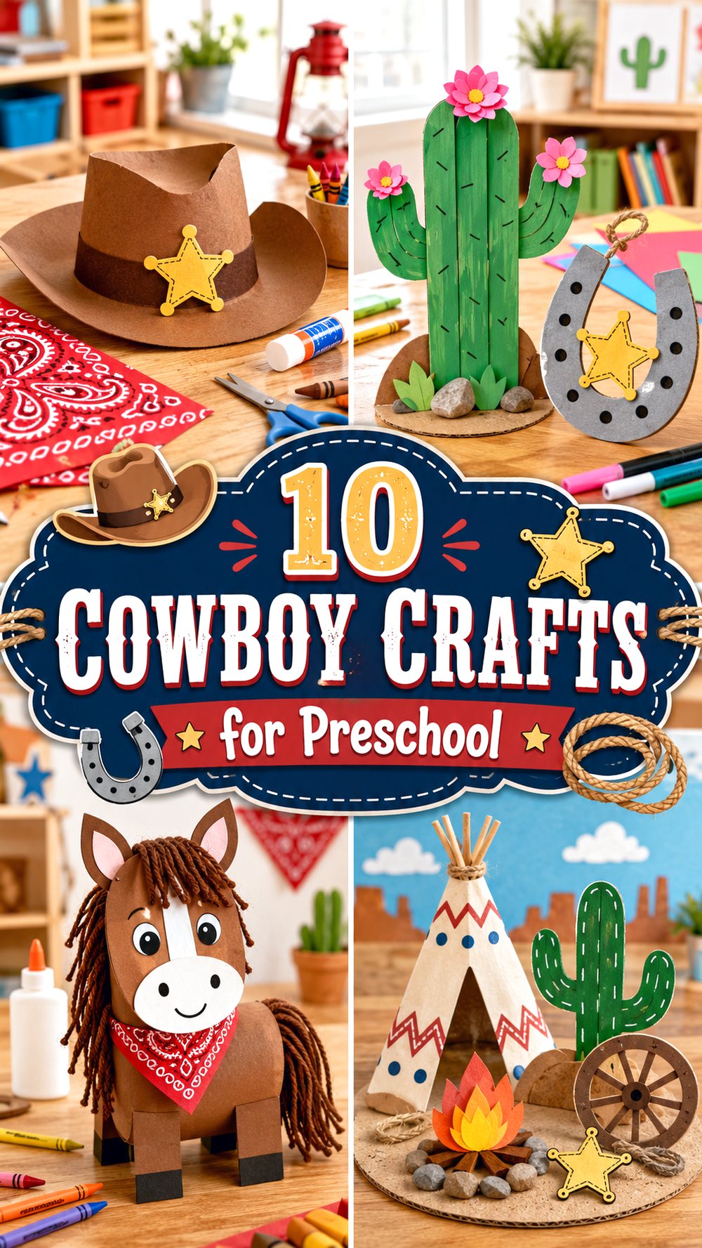 Cowboy Crafts for Preschool
