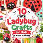 Cute Ladybug Crafts for Kids to Make at Home