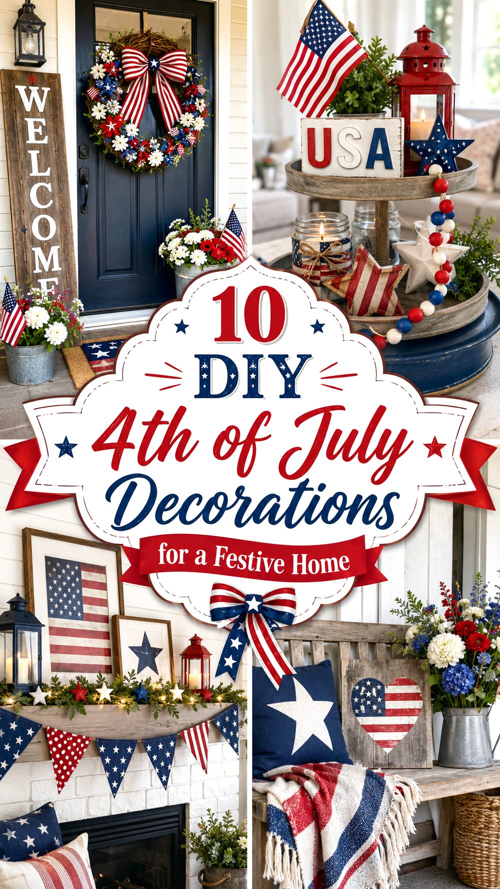 DIY th of July Decorations for a Festive Home