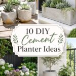 DIY Cement Planter Ideas