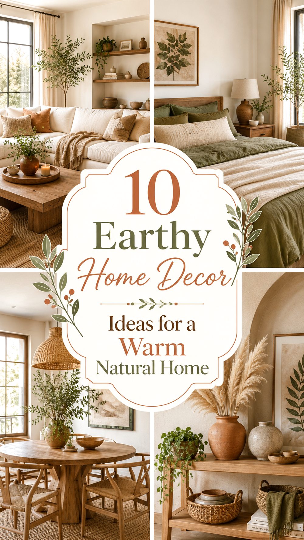 Earthy Home Decor Ideas for a Warm Natural Home