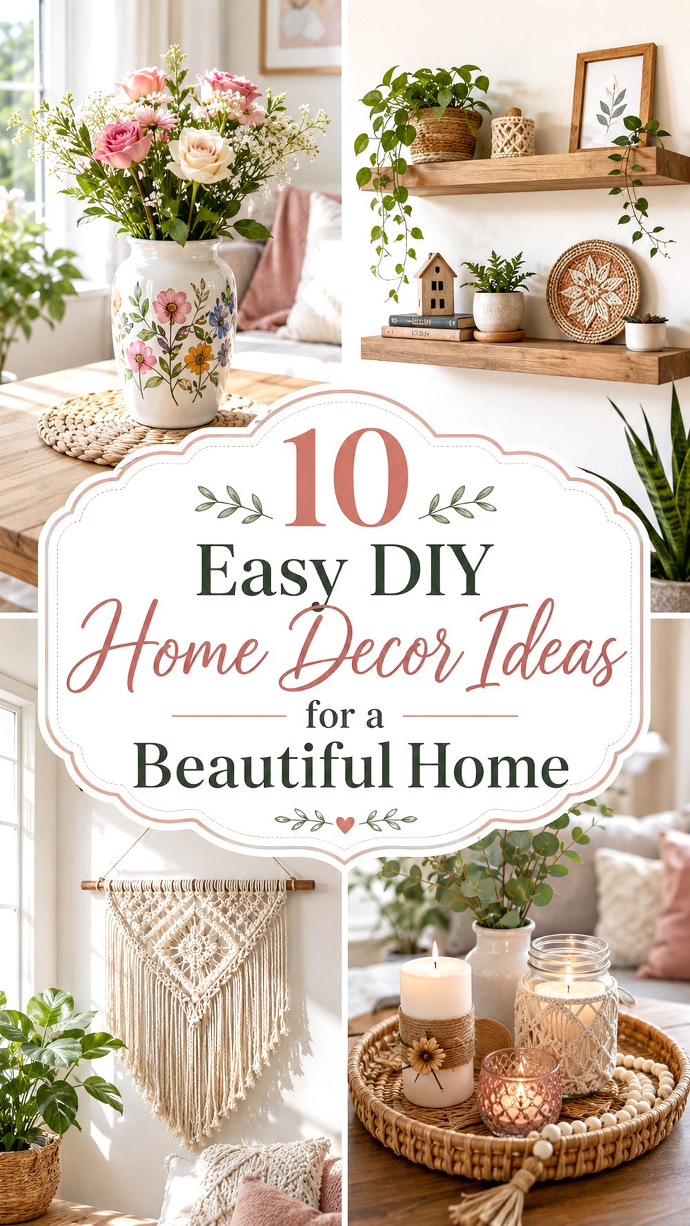 Easy DIY Home Decor Ideas for a Beautiful Home