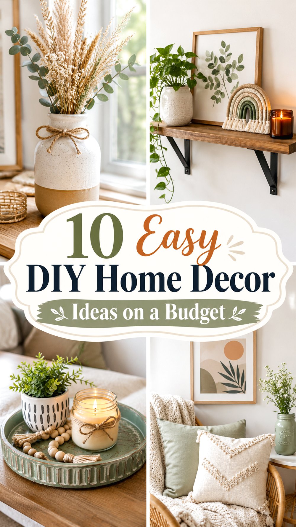 Easy DIY Home Decor Ideas on a Budget