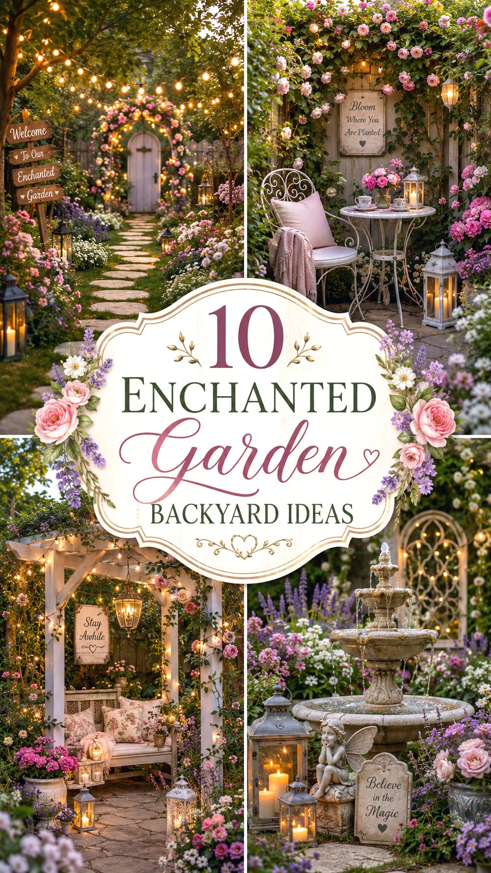 Enchanted Garden Backyard Ideas