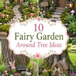 Fairy Garden Around Tree Ideas