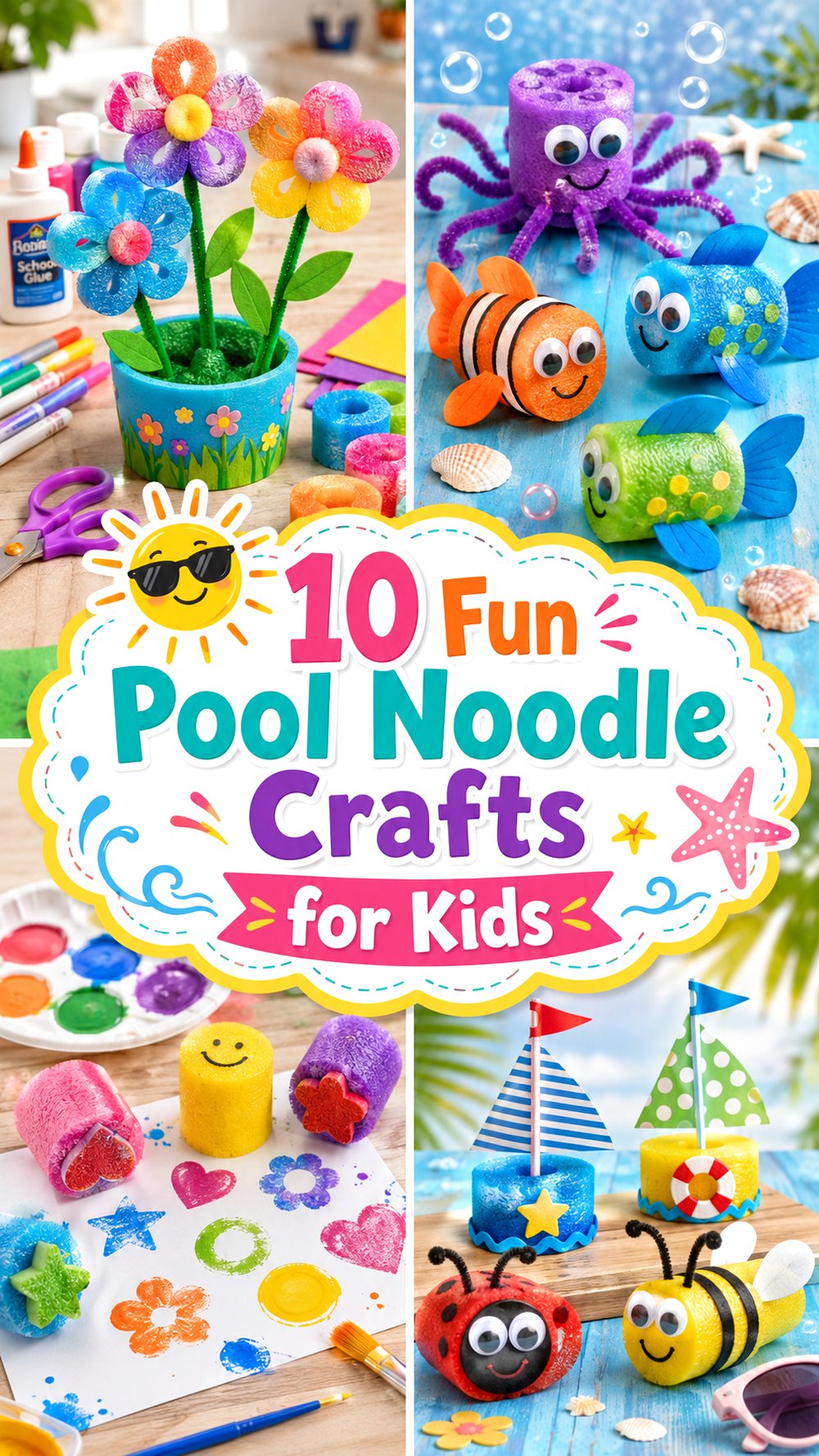 Fun Pool Noodle Crafts for Kids