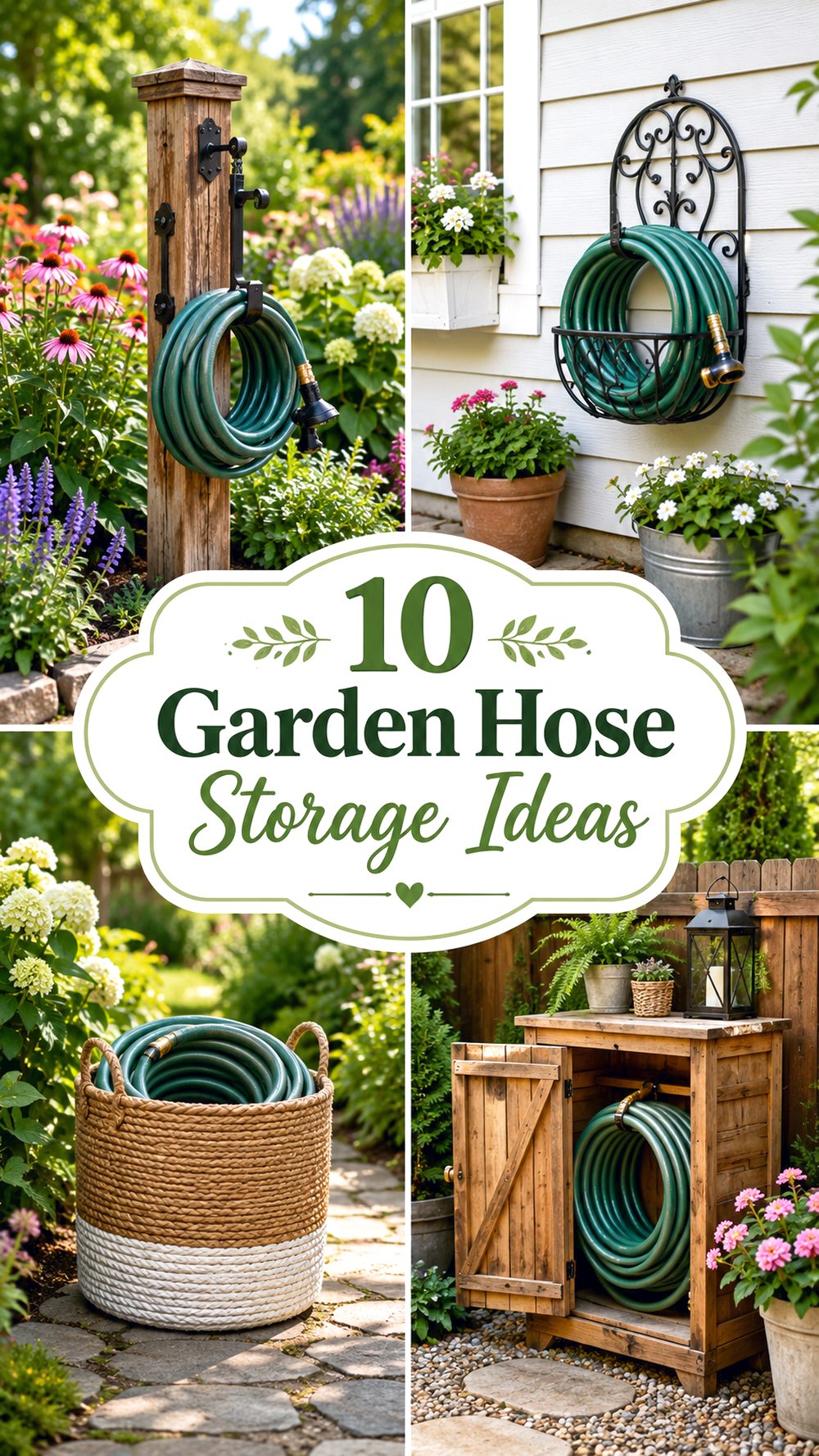 Garden Hose Storage Ideas