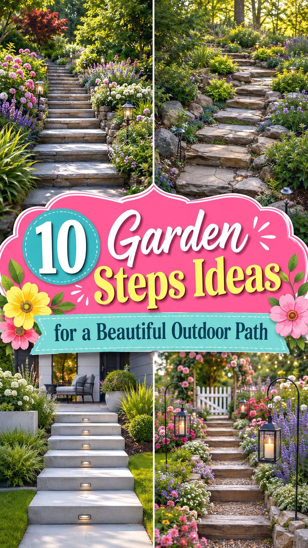 Garden Steps Ideas for a Beautiful Outdoor Path