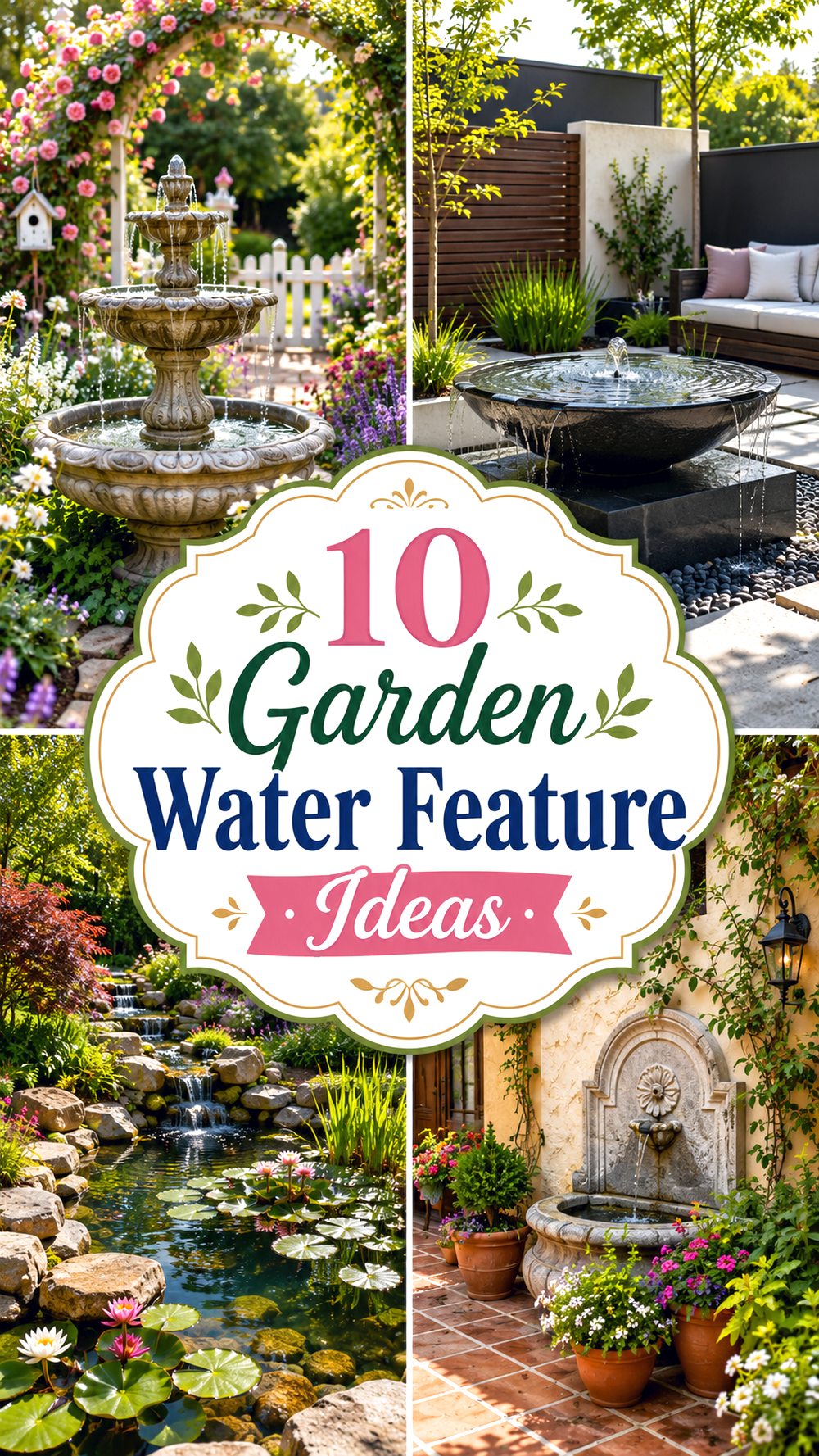 Garden Water Feature Ideas