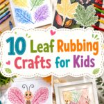 Leaf Rubbing Crafts for Kids