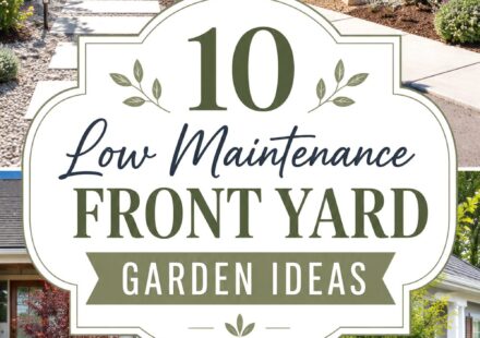Low Maintenance Front Yard Garden Ideas