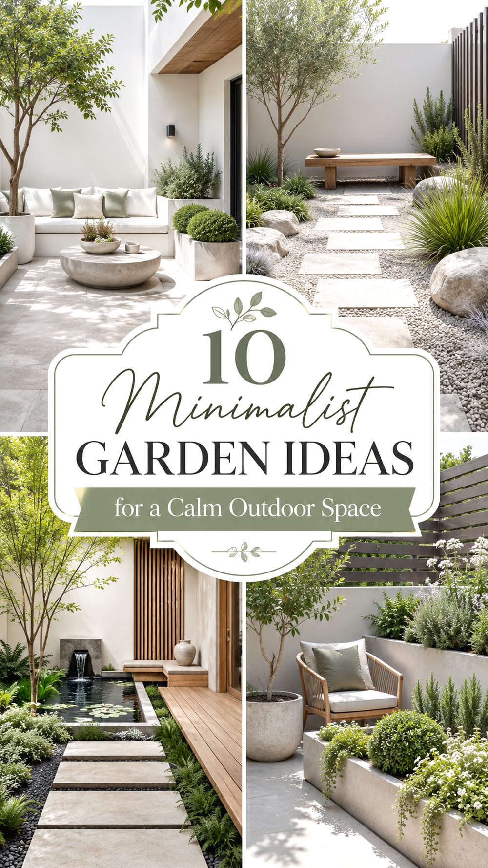 Minimalist Garden Ideas for a Calm Outdoor Space