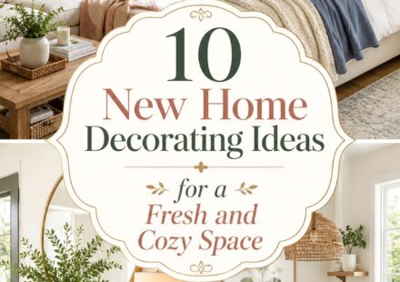 New Home Decorating Ideas for a Fresh and Cozy Space