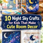 Night Sky Crafts for Kids That Make Cute Room Decor