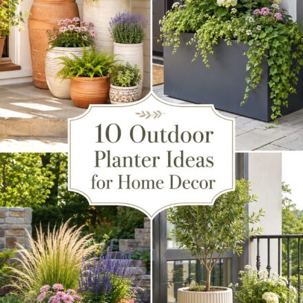 Outdoor Planter Ideas for Home Decor