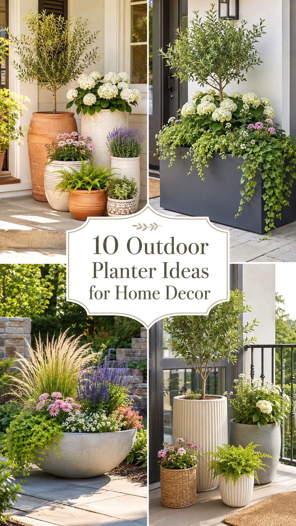 Outdoor Planter Ideas for Home Decor