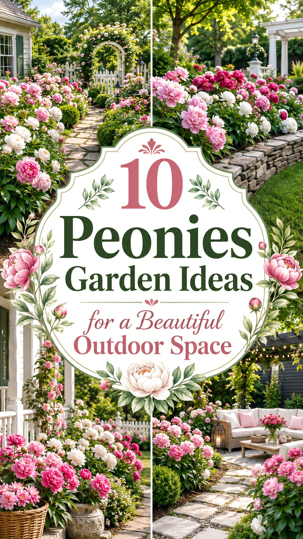 Peonies Garden Ideas for a Beautiful Outdoor Space