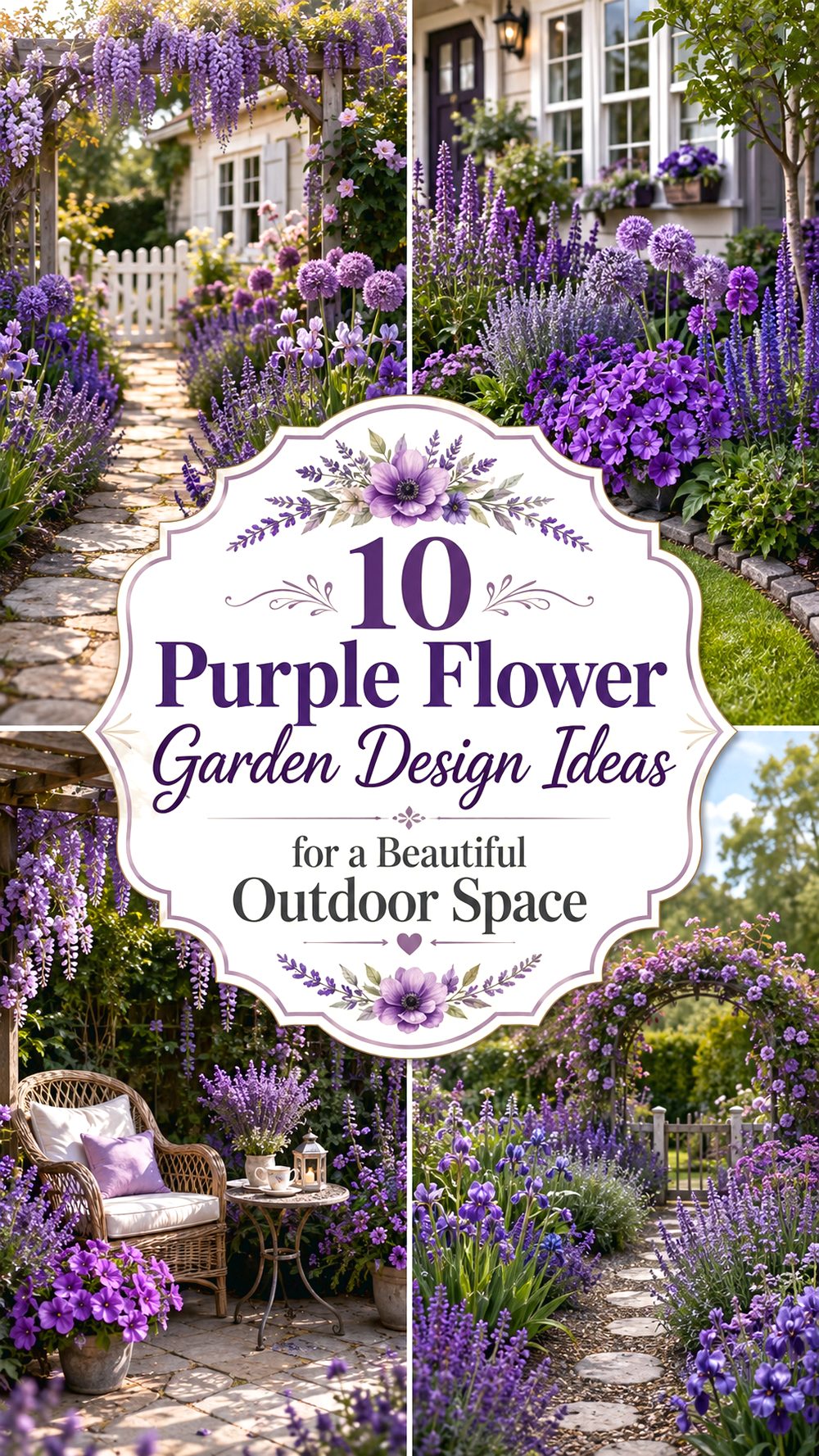 Purple Flower Garden Design Ideas for a Beautiful Outdoor Space