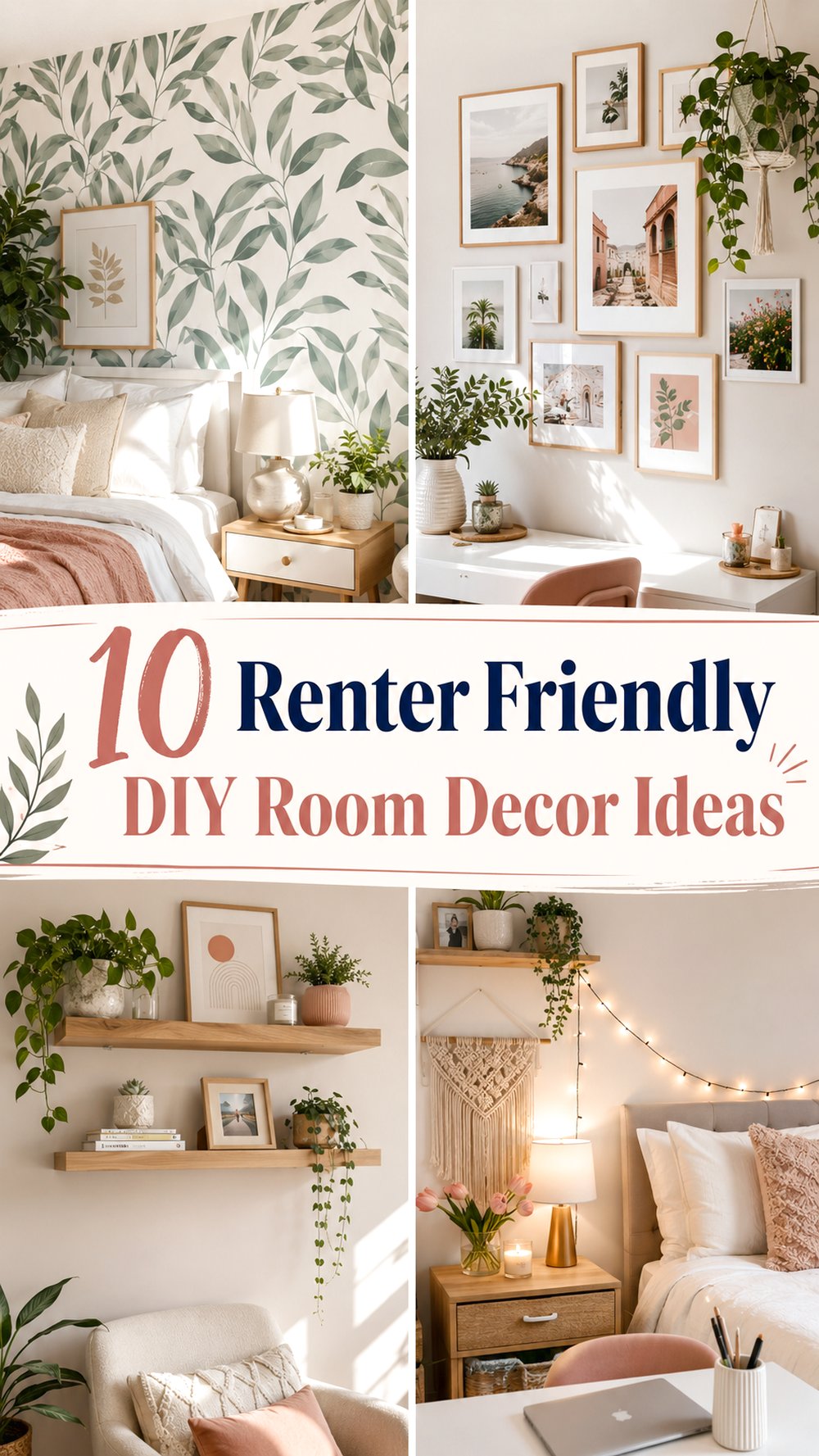 Renter Friendly DIY Room Decor Ideas